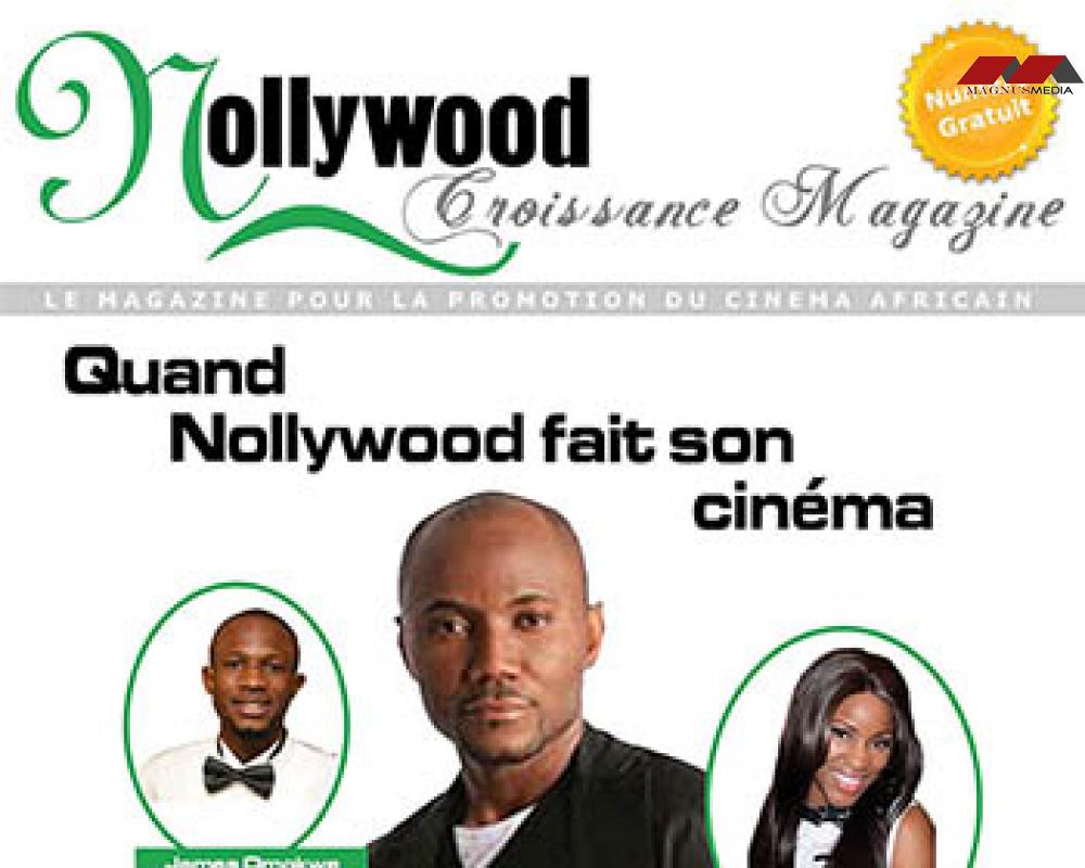 Magnus MD, Cyril Odenigbo graces the front cover of Nollywood Croissance Magazine, France