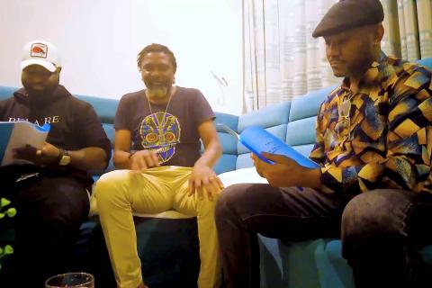 collaboration with Harrysongs Contract Signing 