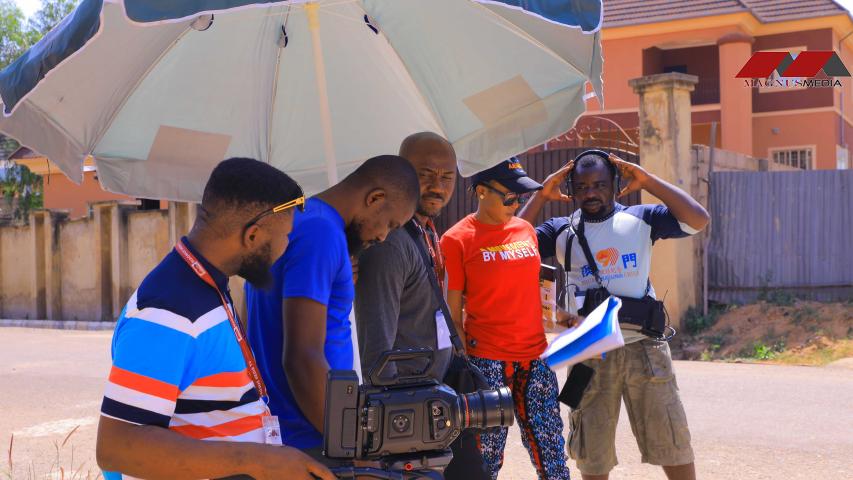 CINEMATOGRAPHY On set shot